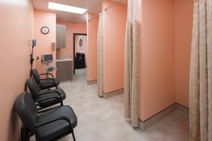 Clean, private dressing rooms at our center